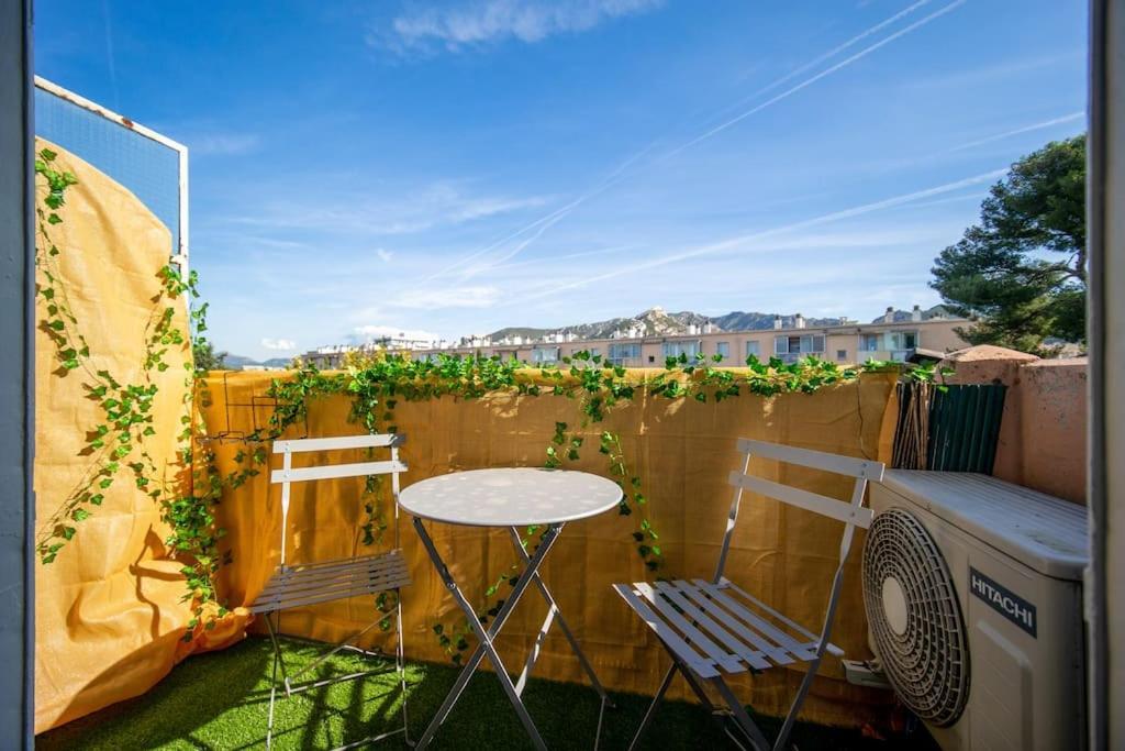 Air-Conditioned Apartment Sleeps 4 To 6 Parking Marseille Exterior photo